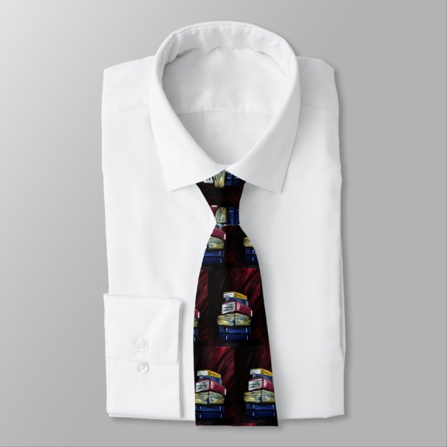 Books Of Knowledge Tie (Tied)