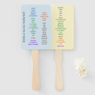 Books of the Bible Hand Fans
