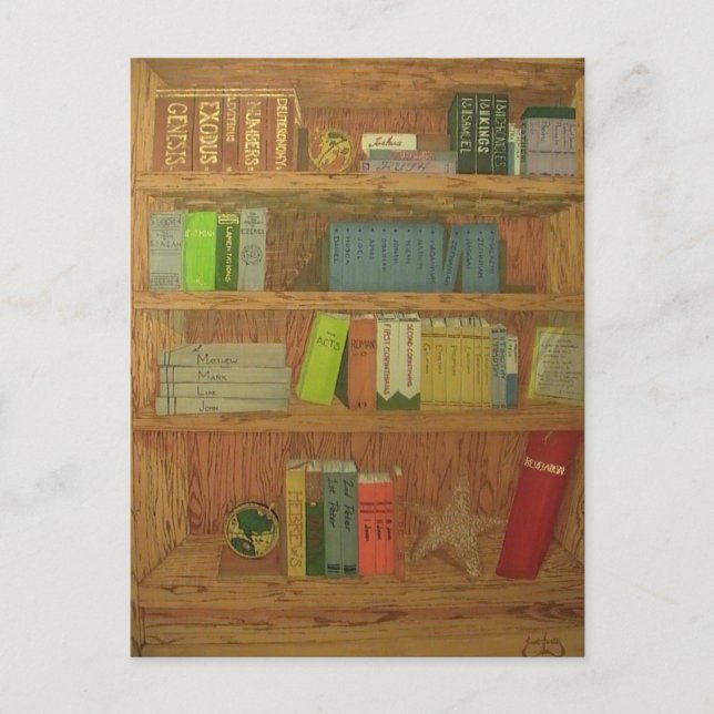 Books of the Bible Postcard (Front)