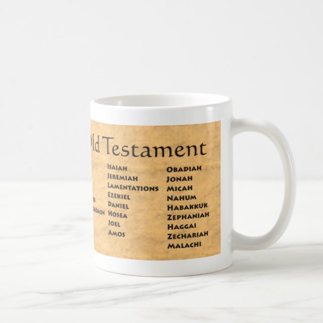Books of the Old Testament Coffee Mug (Right)