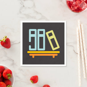 Books On A Shelf Paper Napkins