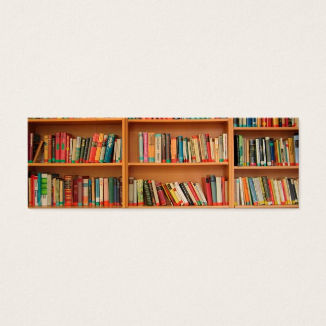 Books on Bookshelf Background (Front)