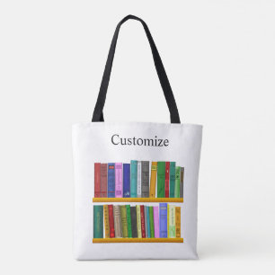 Books on Shelves Thunder_Cove Tote Bag
