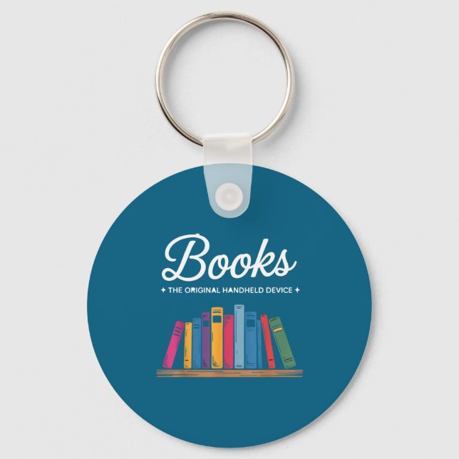 Books Original Handheld Device Book Key Ring (Front)