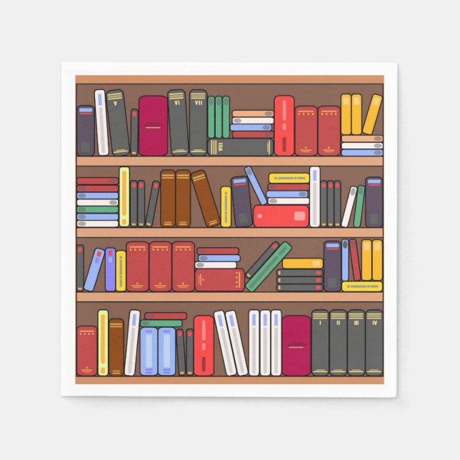 Books Paper Napkin (Front)