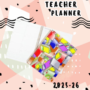 Books Pattern Reading Wallpaper Planner