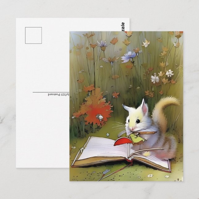 Books, Postcard for Postcrossing (Front/Back)