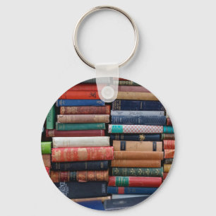 Books Read Love Old Books Key Ring