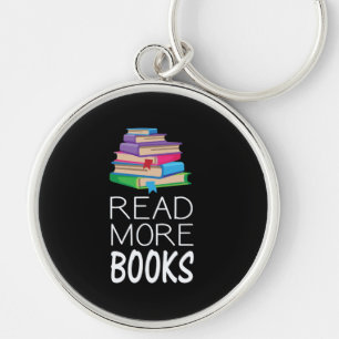 Books - Read More Books Key Ring