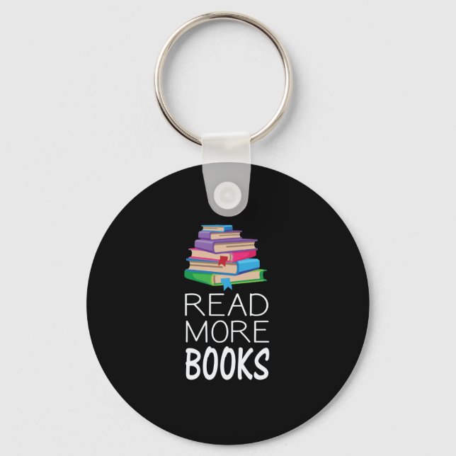Books - Read More Books Key Ring (Front)