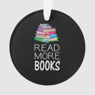 Books - Read More Books Ornament