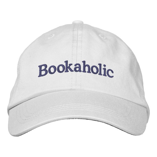 Books Reading Embroidered Hat (Front)