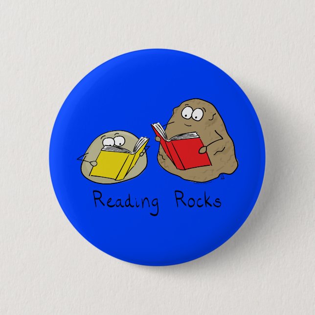 Books Reading Kids Funny 6 Cm Round Badge (Front)