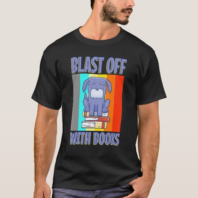 Books Reading Learning Wisdom Intelligence School  T-Shirt (Front)