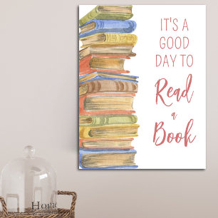 Books Reading Theme Photo Print
