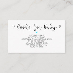 Books Request   Baby Shower Invitation Insert