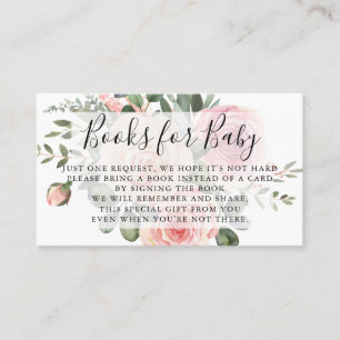 Books Request   Baby Shower Invitation Insert