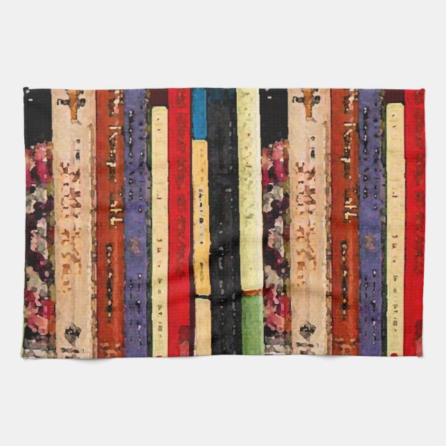 Books Tea Towel (Horizontal)
