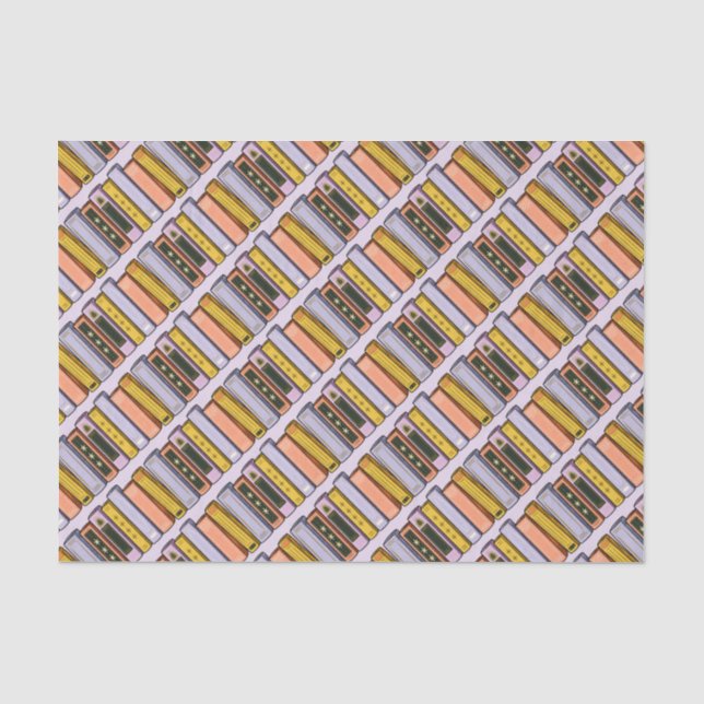 Books Tissue Paper (Front)