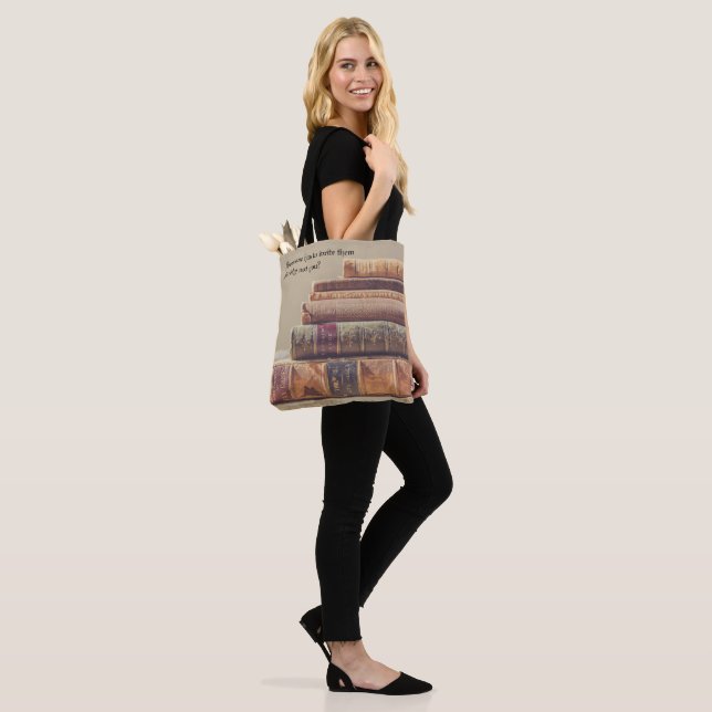 Books  tote bag (On Model)