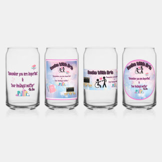 Books With Brie glass cup set