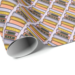 Books Wrapping Paper