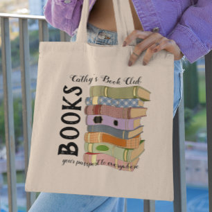 Books Your Passport To Everywhere Book Club Tote Bag