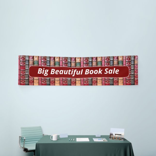 Booksale (Beautiful Old Books) Banner (Tradeshow)