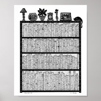 Bookshelf #5 Poster