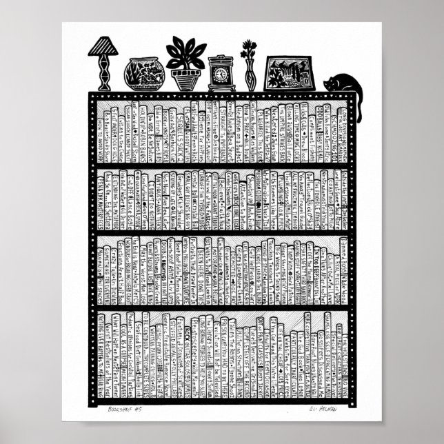 Bookshelf #5 Poster (Front)