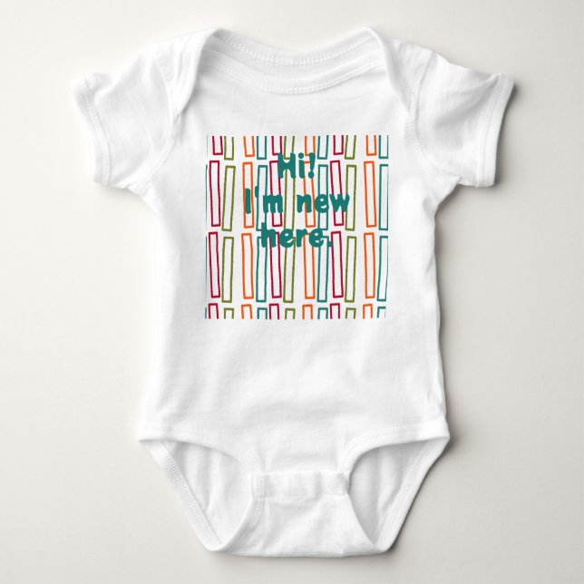 Bookshelf  baby bodysuit (Front)