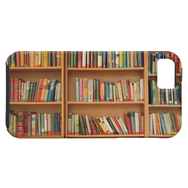 Bookshelf background Case-Mate iPhone case (Back Horizontal)
