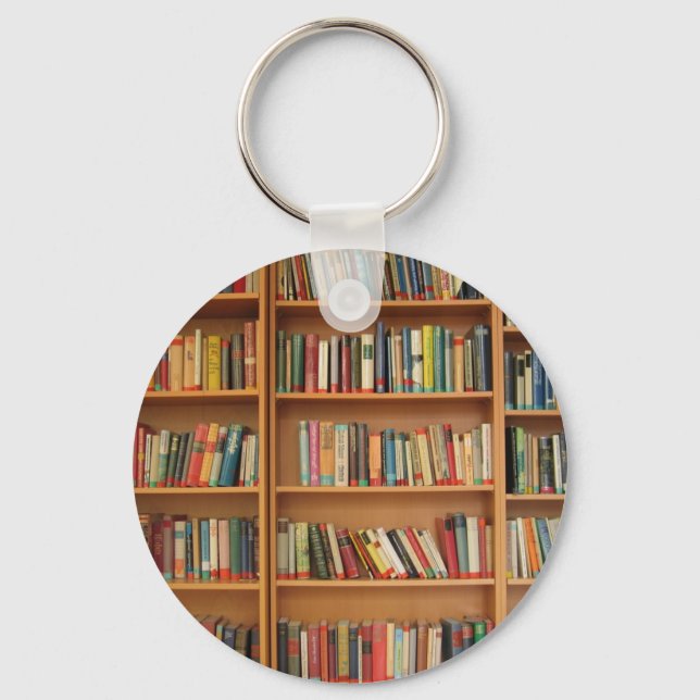 Bookshelf background key ring (Front)