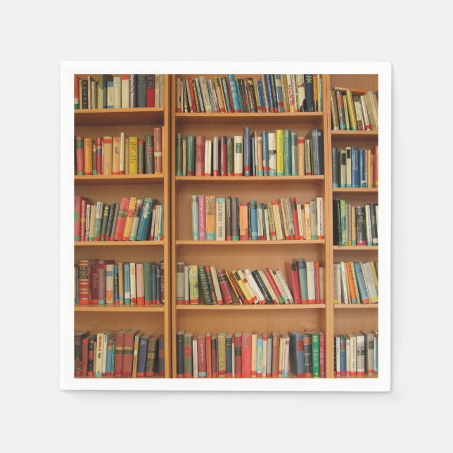 Bookshelf background napkin (Front)