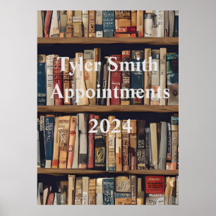 Bookshelf Daily Appointments  Poster