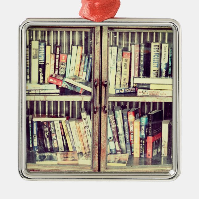 Bookshelf Metal Tree Decoration (Front)
