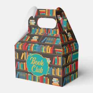 Bookshelf Reading Love Favour Box
