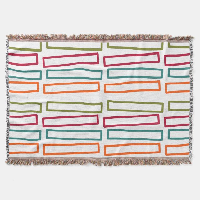 Bookshelf  throw blanket (Front)