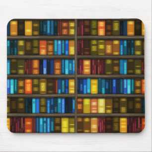 Bookshelves 1 Mousepad