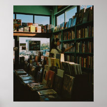 Bookstore Afternoon | Cosy Vintage Book Lover Art