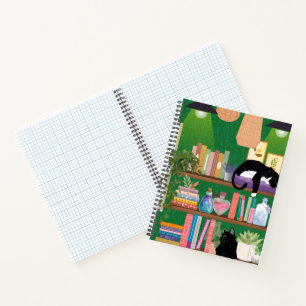 Bookstore cats notebook