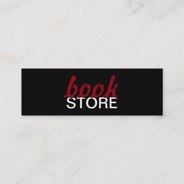 bookstore punch card (Front)