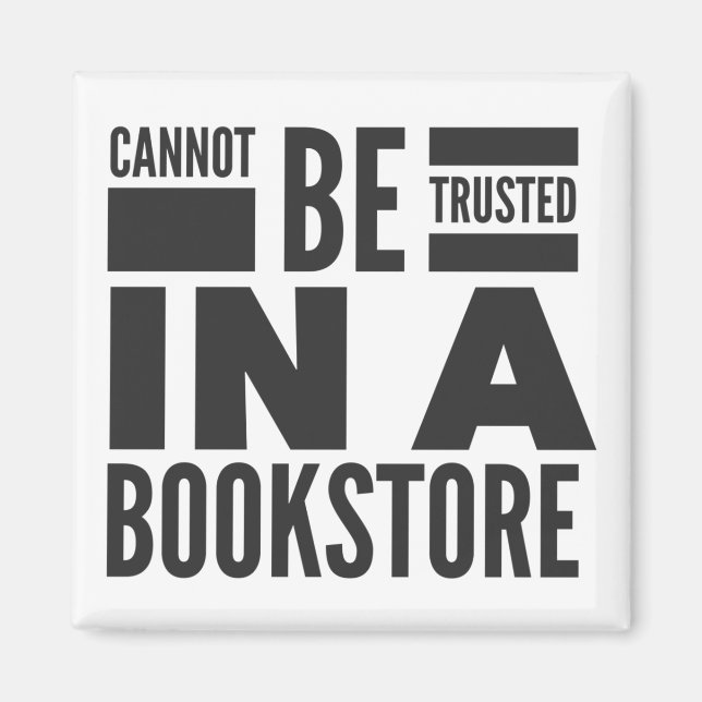 Bookstore Reading Love Magnet (Front)