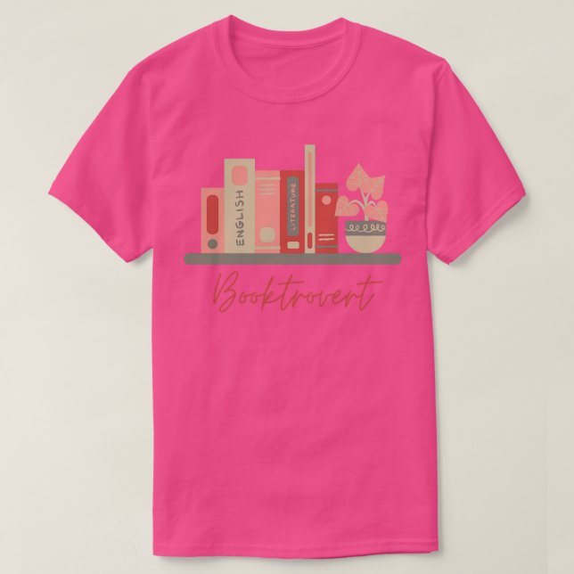 Booktrovert 4 T-Shirt (Design Front)