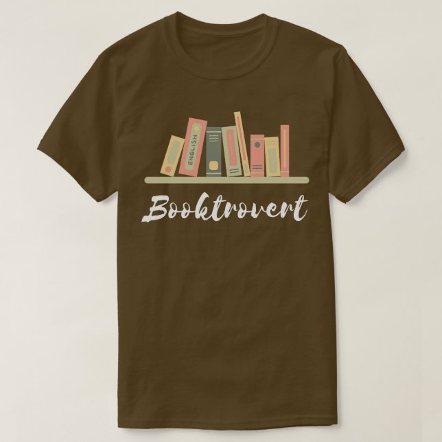 Booktrovert 6 T-Shirt (Design Front)