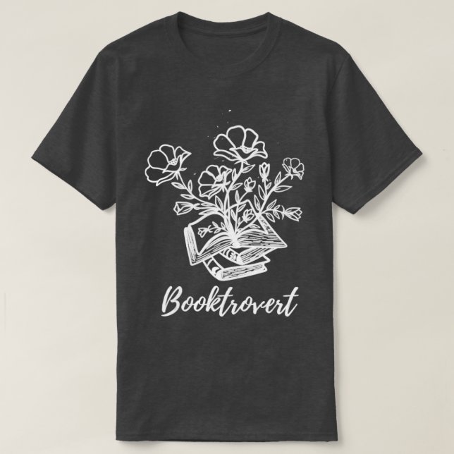Booktrovert 6 T-Shirt (Design Front)