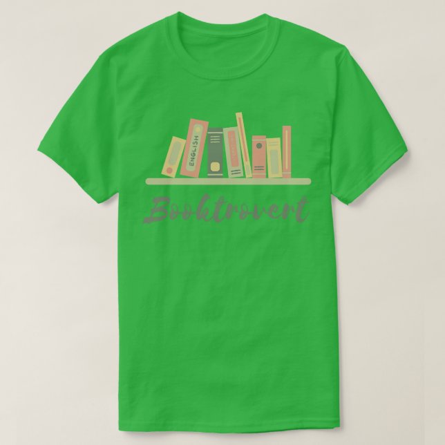 Booktrovert 7 T-Shirt (Design Front)