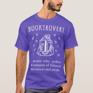 Booktrovert Definition III Book Lover T-Shirt