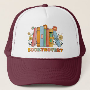 Booktrovert, Librarian Teacher Bookish, Book Lover Trucker Hat