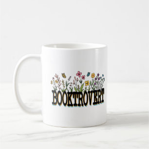 Booktrovert Tshirt Coffee Mug